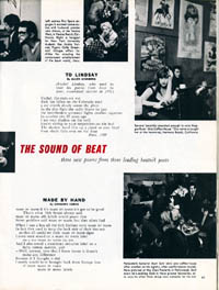 July 1959 Playboy spread on Beat Poetry